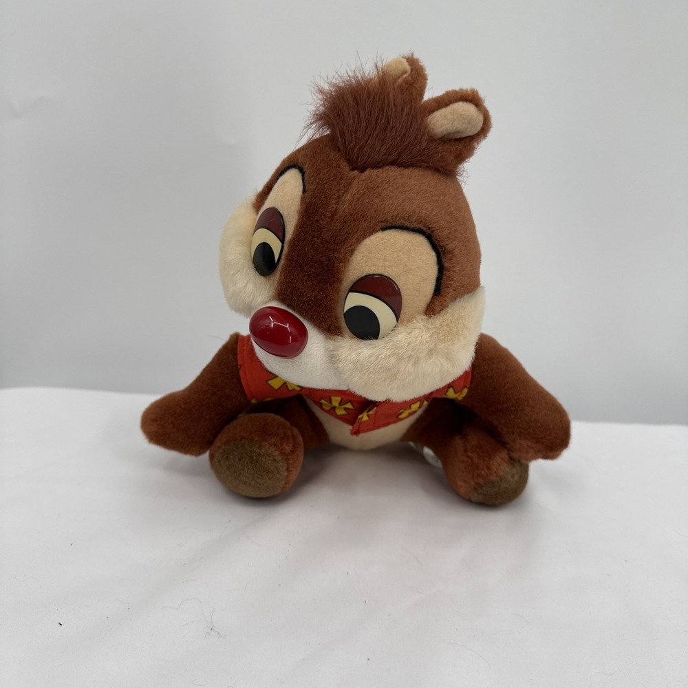 Vintage ALOHA Chip N Dale Rescue Rangers Plush Toy Disneyland Walt Disney World